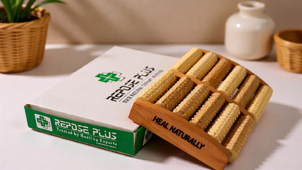 Repse Plus  Wooden Foot Massager for Neuropathy