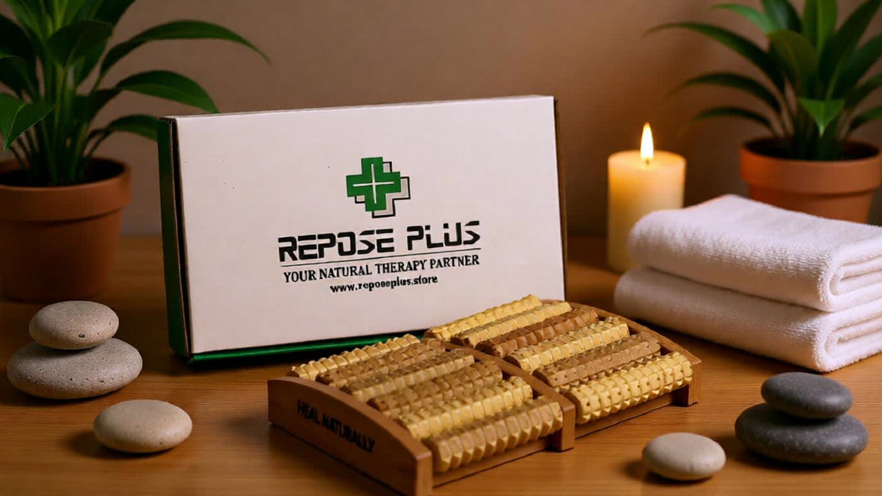 Repse Plus  Wooden Foot Massager for Neuropathy